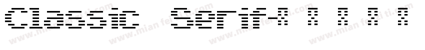 Classic Serif字体转换
